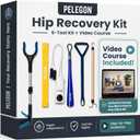 PELEGON Hip Kit - Hip Kit Post Surgery - Hip Replacement Kit After Surgery with Grabber Tool, Sock Aid, Leg Lifter, Dressing Stick, Shoe Horn, Exercise Band - Complete Recovery Kit for Seniors