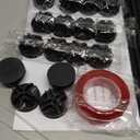 Under Bed Blocker for Pets, Gap Bumper for Under Bed, Stop Things Going Under Bed or Sofa Couch, Toys Blocker for Cats Dogs, Easy to Install, Total 7" Height 78.5" Length, Black