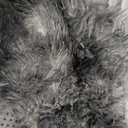 Isdook Shaggy Area Rugs, Fuzzy Rugs for Living Room, Soft Nursery Area Rug for Girls, Tie Dye Black Gray Plush Area Rugs Non Slip, Fluffy Rug Carpet 8x10ft