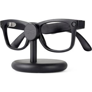 ELUTENG for Meta Ray-Ban Glasses Charging Stand AR Smart Glasses Charging Holder-Wayfarer, Skyler, Headliner and Oakley Meta HSTN Charger with LED Indicator with 1m Type-C Cable,Black