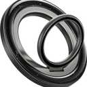 Lamicall [2025 Upgrade Metal Gear Hinge] Magnetic Phone Ring Grip for MagSafe, [4.4lbs Ultra Strong Magnet] Finger Holder Stand, Easily Pull Ring Out, Mag Safe Accessory for iPhone 16 15 14 Pro Max (Midnight Black)