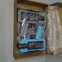 2 Pcs Alcohol Shot Gun Gift, 4 oz Beverage Shooter Shot Glass Adult Beverage Shooter Beer Gun for White Elephant Bachelor Party, Long Range Stream for Party(Gray, Blue) (EXP 02/04/26)