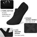 Diu Life 3 Pack Pilates Socks Yoga Socks with Grips for Women Non Slip, Workout, Pure Barre, Ballet, Dance, Hospital Socks, Small-Medium