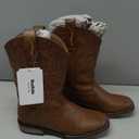 Rollda Kids Cowboy Boots for Boys Girls Western Square Toe Cowgirl Boots with Walking Heel (Toddler/Little Kid/Big Kid)
Size -3