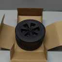 G437-0037-W1 Grill Wheels Replacement Parts for Charbroil Wheels Gas2coal 463344015 463436215 463347017 463343015 463376017 463432215 Kenmore 415.16123801 Plastic Black 7 Inch BBQ Wheel 2PCS