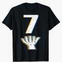 Number 7 Matching 67 Meme Halloween Costume Men Women Kids T-Shirt L