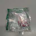 10Pcs Handmade Lampwork 3D Santa Claus Beads Cartoon Father Christmas with Big Beard Xmas Glass Beads for Christmas Theme Jewelry Necklace Earrings Key Chains Making and House Decor Hole 1.6mm