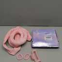 Upgraded 60" Extra Long Soft Heatless Hair Curlers to Sleep In, No Heat Hair Rollers (Pink)
