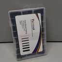 Wire Heat Shrink Tubing Kit-140Pcs 3:1 Heat Shrink Tube Wire Shrink Wrap Electrical Waterproof Automotive Marine Heat Shrink Wrap Tubing Assortment with Adhesive Lined for Wires, Black