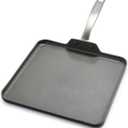 GreenPan Chatham Hard Anodized Healthy Ceramic Nonstick, 11" Griddle Pan, PFAS-Free, Dishwasher Safe, Oven Safe, Gray