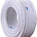 White 1/4" RO Tubing at 70°F-120PSI to 150°F-60PSI 1/4" Flexible water pipes 1/4-inch Plastic NSF Certified CCK Tubing（100 Feet)