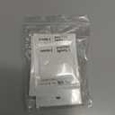 PATIKIL Silk Cord Thread, 4 Pcs Pure Silk Beading Thread Cord Size 0.45 mm with The Knotting Pearls Needle Attached, White