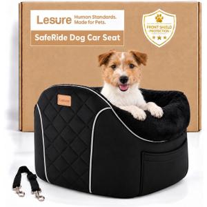 Lesure Safety Small Dog Car Seat,Calming Pet Booster Car Seat Under 25lbs
