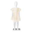 Kid Mannequin Full Body Adjustable Faceless Mannequin Torso Child Dress Form Realistic Adjustable Detachable Manikin Body Display with Metal Base for Children 43.3 Inches