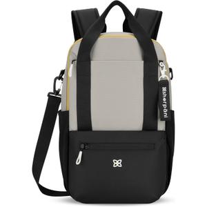 Sherpani Camden, Convertible Backpack, 3 in 1 Tote Bag, 18L Travel Backpack, Crossbody Bag for Women, Cross Body Purse, Travel Gifts, RFID Protection, Fits 13 Laptop (Wasabi Stone)