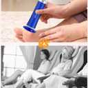 Electric Foot Callus Remover,MOWLIE Electric Foot Care Tools with Speed Controller and 60pcs Replacement Sandpaper Disk for Men Women Dead Dry Crack Skin Calluses (Blue)