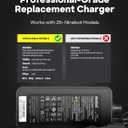 Original 42V 1.7A Replacement Battery Charger for Segway Ninebot, Compatible with G30LP ES1 ES2 ES3 ES4 F2 Plus F2 Pro E2 Pro F30 F40 E22 E25 D38 - Universal Power Adapter for Xiaomi M365 Bird Lime
