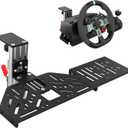 EG STARTS 1 Set Desk Mount for Sim Racing Wheel Stand Simulator Cockpit Wheel Stand Racing Steering Shifter Mount fit for Logitech G25 G27 G29 G920 G923 Thrustmaster T248 T300 T-GT TS-PC T500 T818