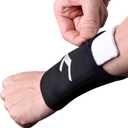 COOLOMG Baseball Softball Wrist Guards with Panel Shield Protective Handband for Batting and Fielding,1 Piece (Small, Black)
