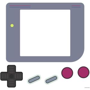 RoomMates RMK3689GM Gameboy Dry Erase Giant Peel and Stick Wall Decals