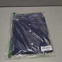 J.VER Men's Short Sleeve Dress Shirts Stretch Stain Shield Casual Button Down Shirts Solid Formal Shirt Size 2XL