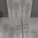 Set of 3 Framed Paddle Oar Nautical Poster Canvas Wall Art Prints Vintage Lake House Wall Decor Oar Paddles Pictures Aesthetic Coastal Paintings for Beach Coastal Lake House Decoration 12x16 inch (Black and White Oar 01)