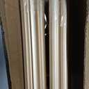 Double Track Curtain Rod, Wall Mount, Gold, 13.1ft