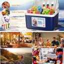 11Qt 19Qt Insulated Portable Cooler Leak-Proof Ice Chest Lunch Box Hard Coolers with Extra Ice Pack for BBQ, Camping, Pincnic