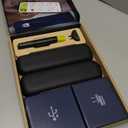 Philips Norelco OneBlade 360 with Connectivity Hybrid Face + Body, Electric Beard Trimmer, Shaver and Body Groomer Kit with 360 Blade Tech, 1x360 Blade, 5-in-1 Comb, Travel Case, Model QP4631/90 (Black/Lime Green)