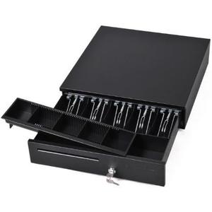 Universal Cash Drawer 12V RJ12 with Key Lock with Removable Coin Tray