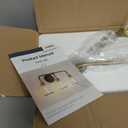Gold Bathroom Vanity Light 3-Lights Bathroom Light Fixtures Over Mirror with Clear Glass Shade 22.4 inch Wall Sconce Lighting Bath(Exclude E26 Bulb)