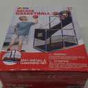 JOYIN Arcade Basketball Game Set with 4 Balls and Hoop for Kids 3 to 12 Years Old Indoor Outdoor Sport Play - Easy Set Up - Air Pump Included - Ideal for Competition (Blue)