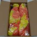 6 Pcs - 5 Feet Marigold Garland Indian American Wedding Party Mantle Decoration, Dia de Los Muertos Faux Garlands Diwali Decoration, Spring Bush Floral Dark Dark Orange, Yellow