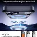 Magnetic for iPhone 17 Pro Max Case [Compatible with MagSafe] [Shockproof] [Heavy Duty Protection] Pocket-Friendly & Tough Non-Slip Protective Phone Cover for iPhone 17 promax 6.9", Black