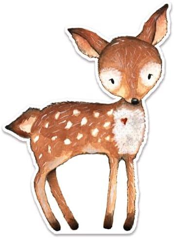 Woodland Animals Cutouts, 40inch Bear Deer Fox Shape, Stand Up Foam Board for Woodland Party Backdrop or Baby Shower Birthday Decorations (Deer)