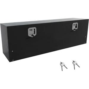 Truck Tool Box W/Compression Latch and Keys,60 x 18 x 18 Inch,Truck Toolbox For Storage & Organization, Heavy-Duty Truck Bed Tool Box (Black)