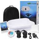 Ionic Detox Foot Bath Cleanse Spa with Basin 100 Liners and Two Round Arrays