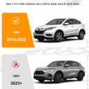 Snailfly Roof Rack Cross Bars Fit for 2016-2022 Honda Vezel HRV HR-V Lockable Black Luggage Rack
