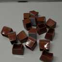 Rectangle Chair Leg Protectors for Hardwood Floors,16 PCS Silicone Covers to Protect Wood Tile Floors Felt Pads Furniture Leg Caps Reduce Noise. Easy to Move.(Brown,1 x 1.25 Inch,Rectangle)