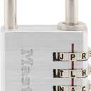 Master Lock 643DWD Set Your Own Word Combination Lock 1-9/16 in. Wide Silver