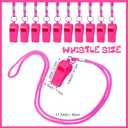 Honoson Safety Whistles with Lanyards for Lifeguard, 1.97 x 0.71 x 0.87 inches/ 5 x 1.8 x 2.2 cm