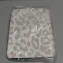 Compatible with iPad (A16) 11th Generation 11 Inch 2025,iPad 10th Generation Case 2022,10.9 Inch Case Pencil Holder Soft Back Auto Sleep/Wake Cover Girls Women-White Leopard Cheetah Pattern (M14-Light Gray)