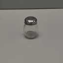 New Star Foodservice 22377 Glass Swirl Cheese & Crushed Red Pepper Shaker with Stainless Steel Perforated Top, 6-Ounce, Set of 12