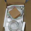 Leraze Glass Measuring Cups Set of 4  Heat-Resistant, Easy-Read Measurements, Ergonomic Handle & Pour Spout, Dishwasher Safe, Kitchen Bakeware Liquid Batter Mixing Bowls (1 cup, 2 cup, 4 cup, 8 Cup)