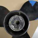 Quicksilver Black Diamond 3-Blade Aluminum Propeller - For Mercury and MerCruiser Engines (40 CT - 125 HP Mercury)