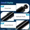 37290 Rear Shock Absorber, Compatible with Ch r ysler Town Country 2008-2016, Do dg e Grand Caravan 2008-2019, R a m C/V 2012-2015, Vo lks wag en Routan 2009-2014, Driver and Passenger Side