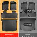 Car Floor Mats for Ford Edge: 2007-2014 & for Lincoln MKX 2007-2015 Cargo Liner, All Weather Car Accessories Rubber Carpet Custom Fit for Edge MKX 2007 2008 2009 2010 2011 2012 2013 2014 (Black 4PCS)