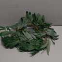 RECUTMS 2Pcs Artificial Olive Leaves Garlands 6.2Ft-Fake Hanging Silk Willow Leave Ivy Vines Faux Bayberry Leaf Twigs Greenery Rattan for Indoor Outdoor Wedding Birthday Party Home Garden Table Decor