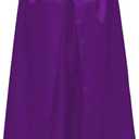 Costume Cape for Adults and teenager Satin Cloak for Cosplay Halloween, Carnival, Superhero, Birthday Party (Purple)