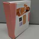 Castor Oil Pack Wrap, 8 Pcs Organic Cotton Castor Oil Pack Kit for Liver Detox, Stomach, Belly, Neck, Breast, Knee - Reusable Pads Kit for Hot/Cold Compress with Adjustable Elastic Strap (Gray)